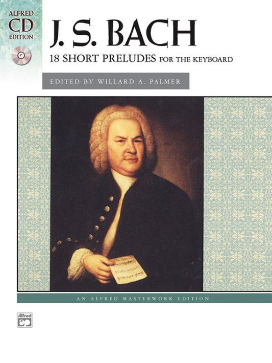 Bach 18 Short Preludes Book/CD