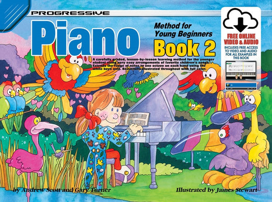 Progressive Piano Method For Young Beginner Book 2 Book/OA