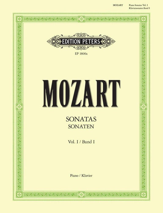 MOZART - PIANO SONATAS VOL 1 URTEXT