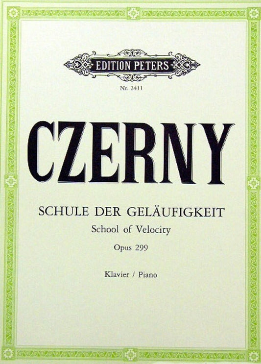 CZERNY - SCHOOL OF VELOCITY OP 299 COMPLETE