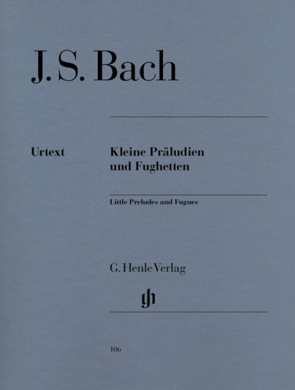 BACH - SMALL PRELUDES AND FUGUES URTEXT