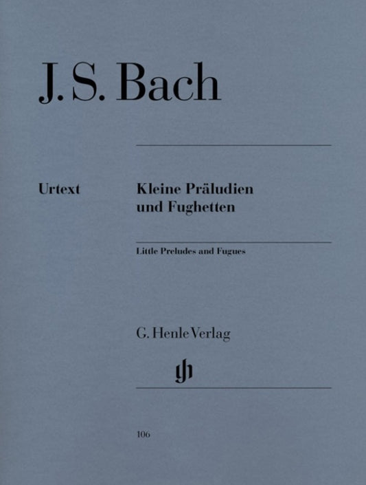 BACH - SMALL PRELUDES AND FUGUES URTEXT