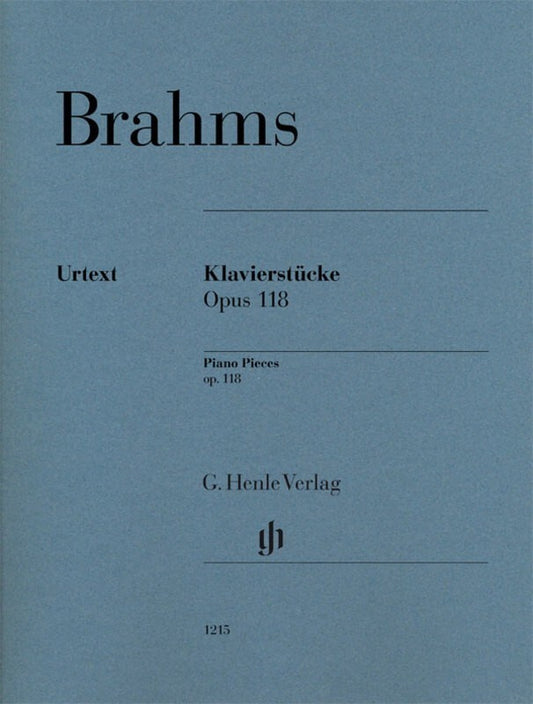BRAHMS - PIANO PIECES OP 118 URTEXT