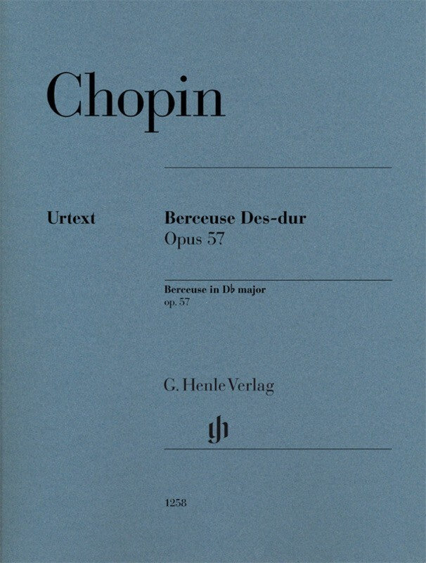 CHOPIN - BERCEUSE D FLAT MAJOR OP 57