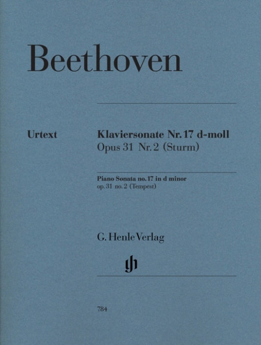 BEETHOVEN - SONATA OP 31 NO 2 D MIN TEMPEST