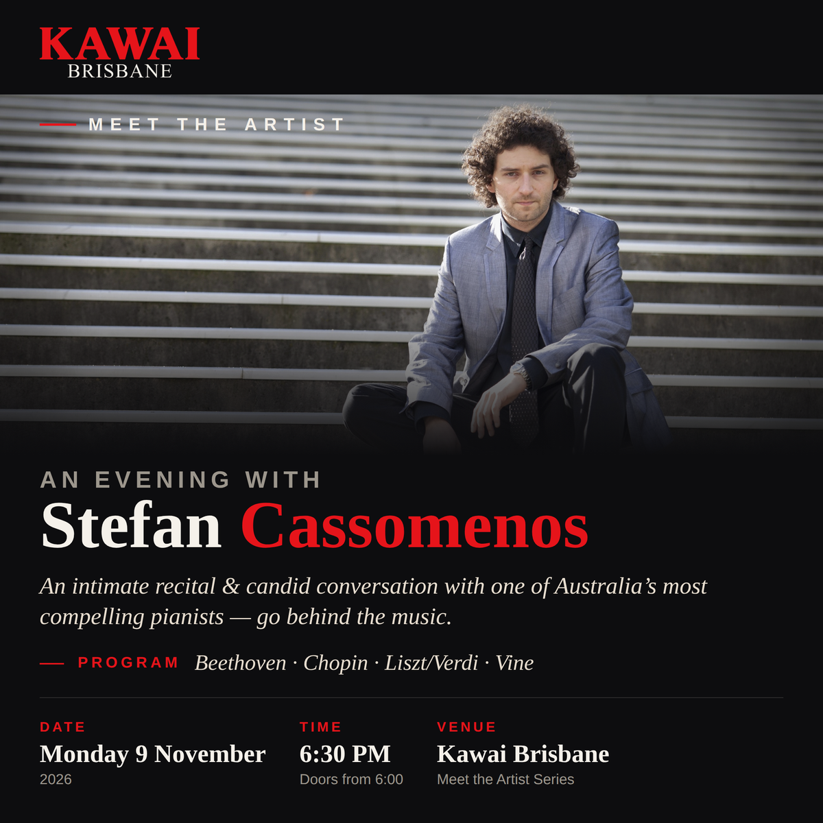 Meet the Artist - An evening with Stefan Cassomenos