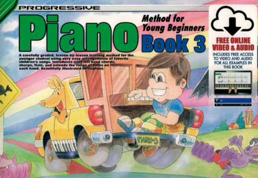 Progressive Piano Method For Young Beginner Book 3 Book/OA