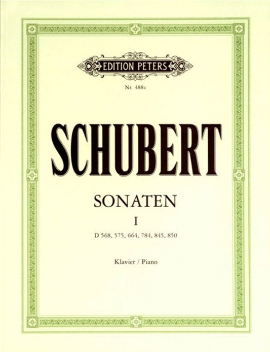 SCHUBERT - SONATAS VOL 1 FOR PIANO URTEXT