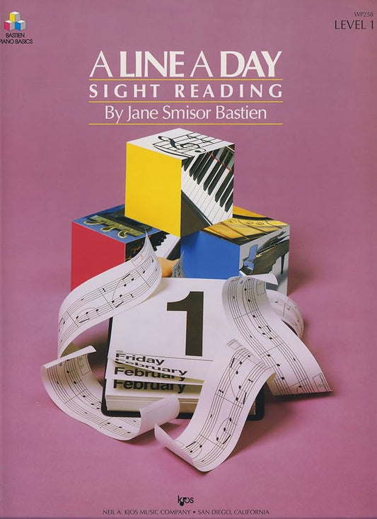 SIGHT READING A LINE A DAY LEVEL 1