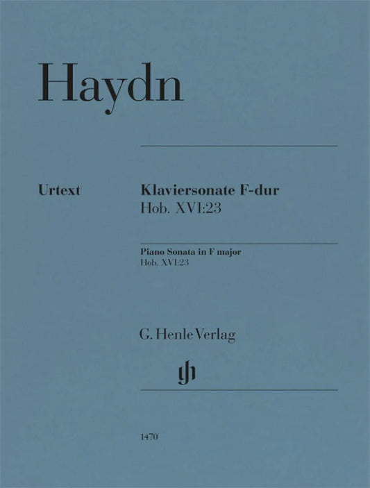 PIANO SONATA F MAJOR HOB XVI:23