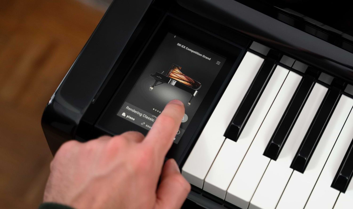 Kawai embedded colour touchscreen