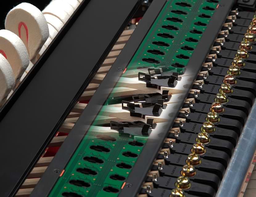 Kawai Aures hybrid piano optical sensor system