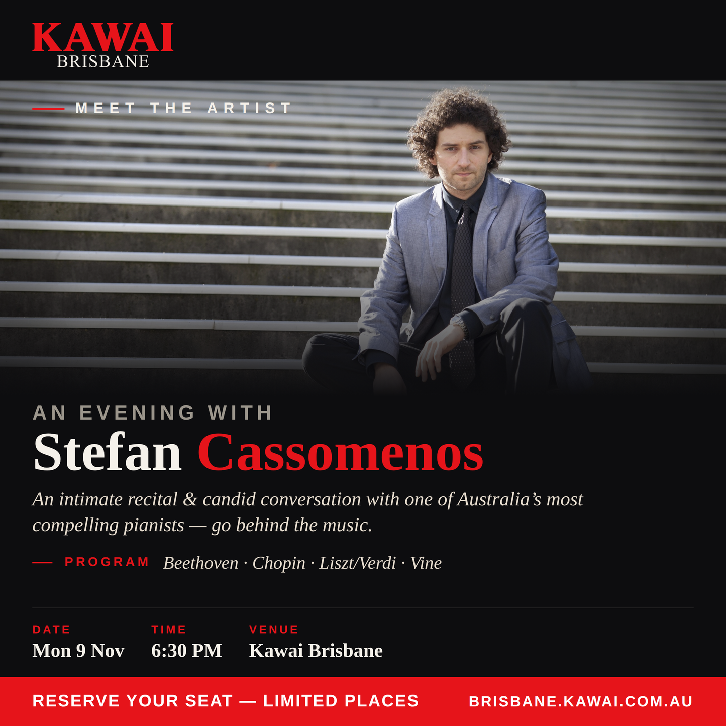 Meet the Artist - An evening with Stefan Cassomenos